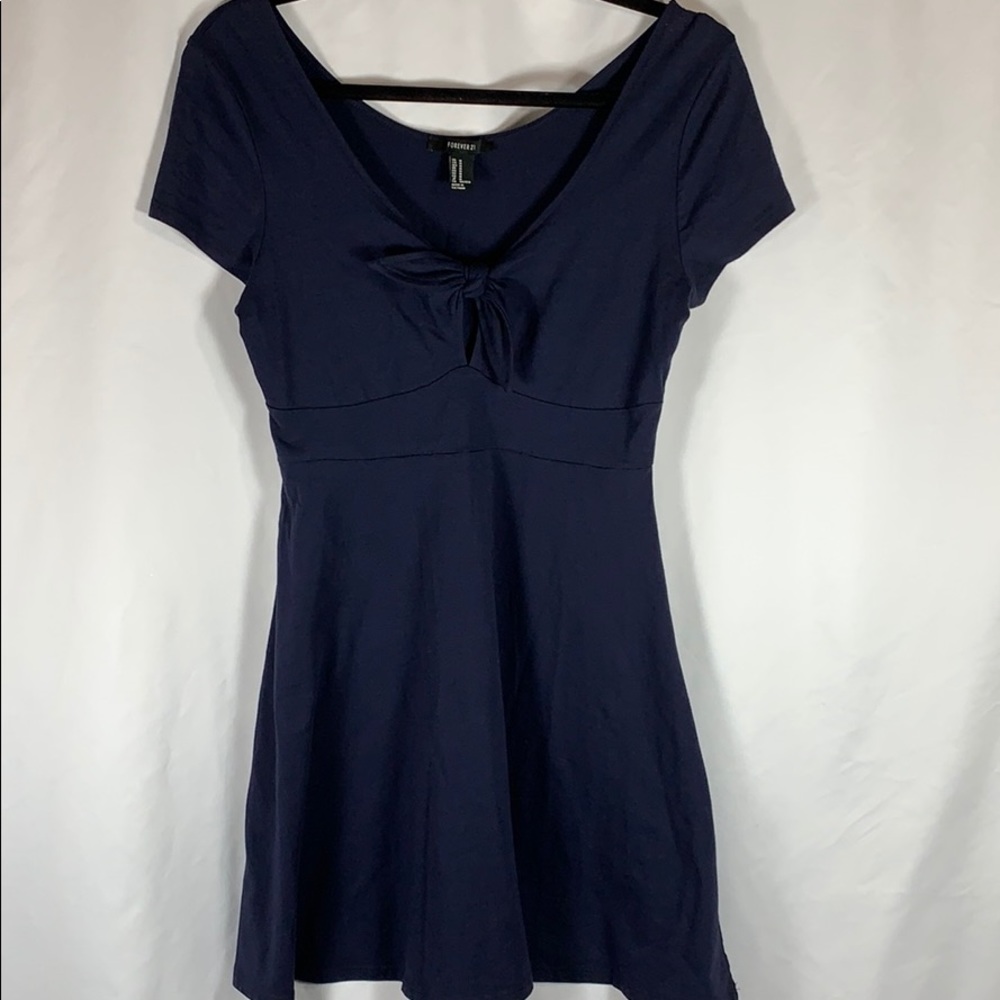 Forever 21 Navy T-Shirt Dress